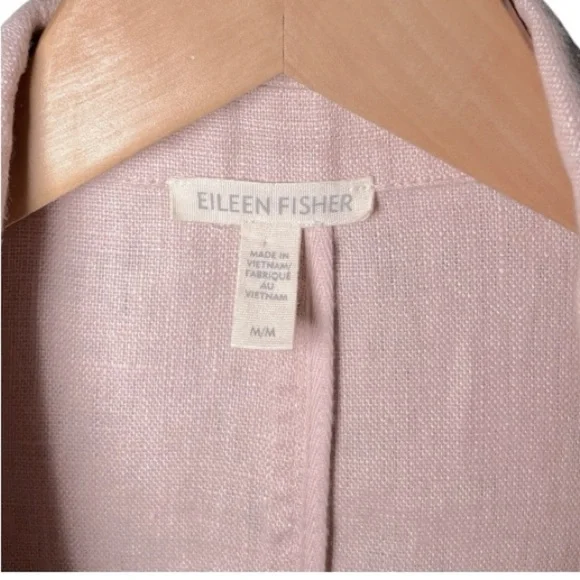 EUC Eileen Fisher Organic Cotton Pink Knee Length Sz M - Picture 8 of 9